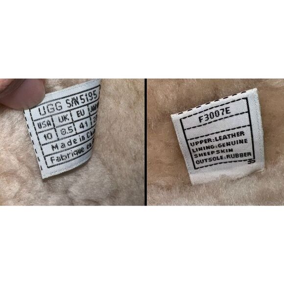 Ugg Boots Cargo Pocket Espresso Brown Real Shearling W10 - Picture 7 of 12